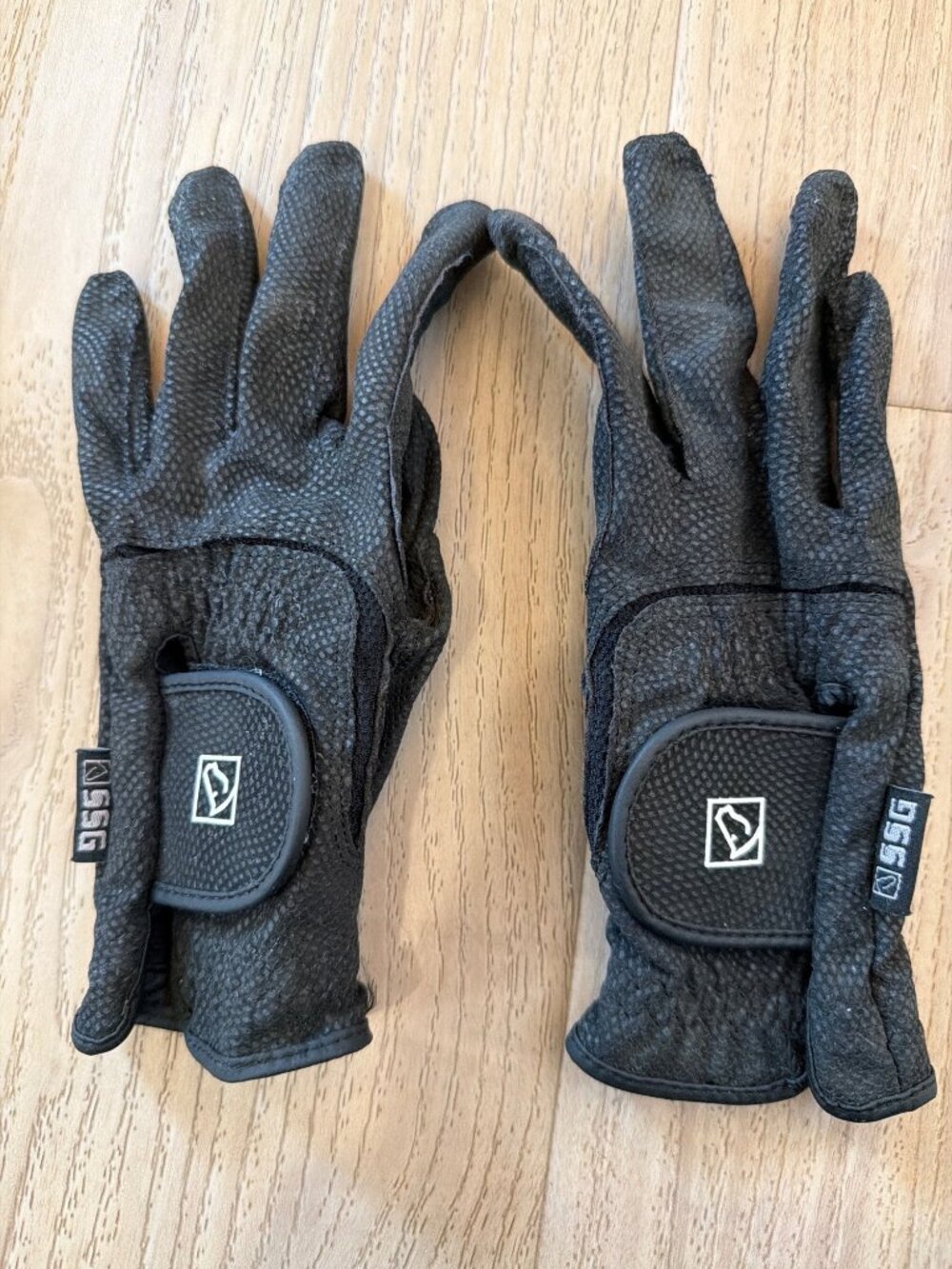 SSG 2100 Digital Riding Gloves Size 6 Black Textured Grip Unisex Riding Gloves